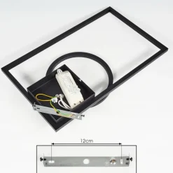 Lampe Plafonnier Moya LED Noir, 1 lumière* Éclairage Led