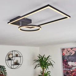 Lampe Plafonnier Moya LED Noir, 1 lumière* Éclairage Led