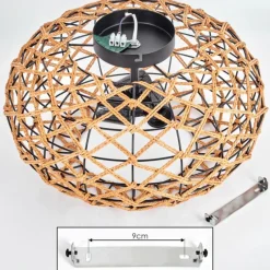 Luminaires Scandinaves-hofstein Plafonnier Mulstrand Écru, Noir, 3 lumières