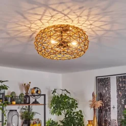 Luminaires Scandinaves-hofstein Plafonnier Mulstrand Écru, Noir, 3 lumières