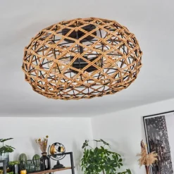 Luminaires Scandinaves-hofstein Plafonnier Mulstrand Écru, Noir, 3 lumières