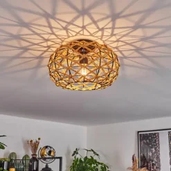 Luminaires Scandinaves-hofstein Plafonnier Mulstrand Écru, Noir, 1 lumière