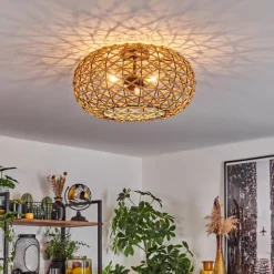 Luminaires Scandinaves-hofstein Plafonnier Mulstrand Écru, Noir, 3 lumières