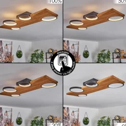 Luminaires Scandinaves-hofstein Plafonnier Musac LED Écru, 1 lumière