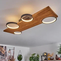 Luminaires Scandinaves-hofstein Plafonnier Musac LED Écru, 1 lumière