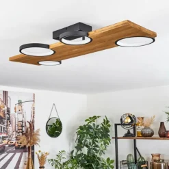 Luminaires Scandinaves-hofstein Plafonnier Musac LED Écru, 1 lumière