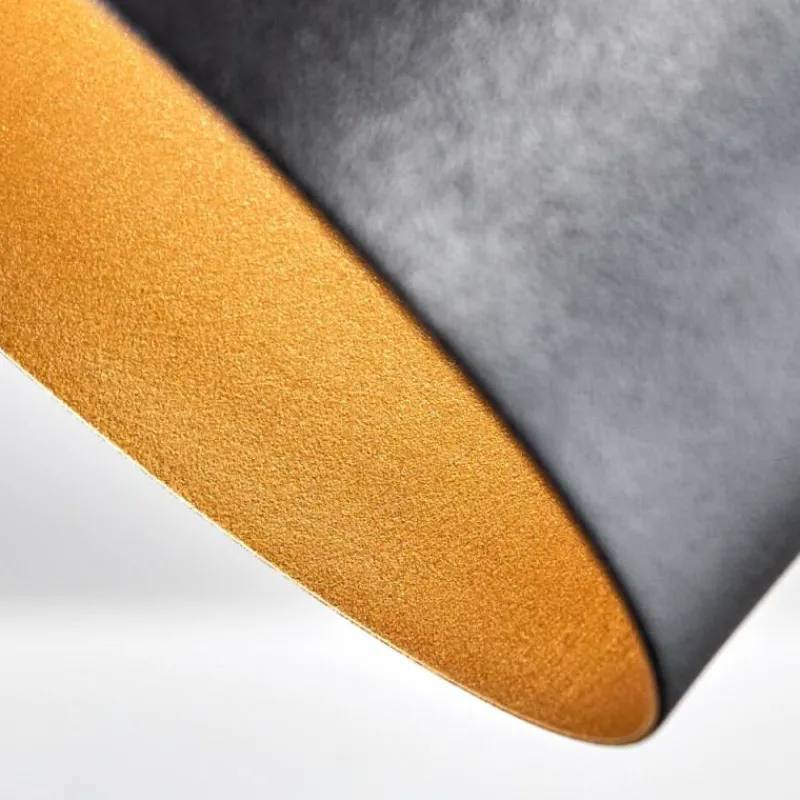 Lampes Dorées-hofstein Plafonnier Musko Noir, 2 lumières