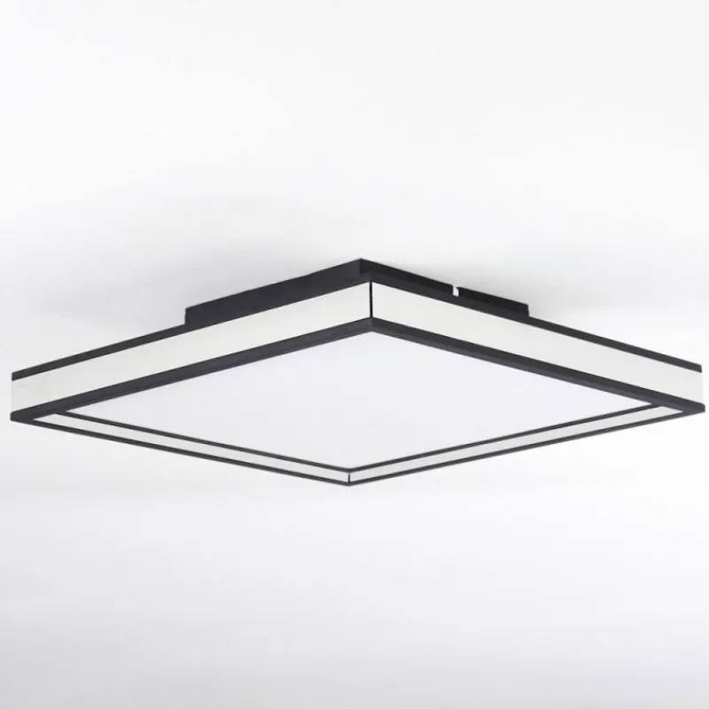 hofstein Plafonnier Nabbas LED Noir, 1 lumière