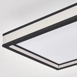 hofstein Plafonnier Nabbas LED Noir, 1 lumière, Télécommandes