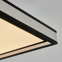 hofstein Plafonnier Nabbas LED Noir, 1 lumière, Télécommandes