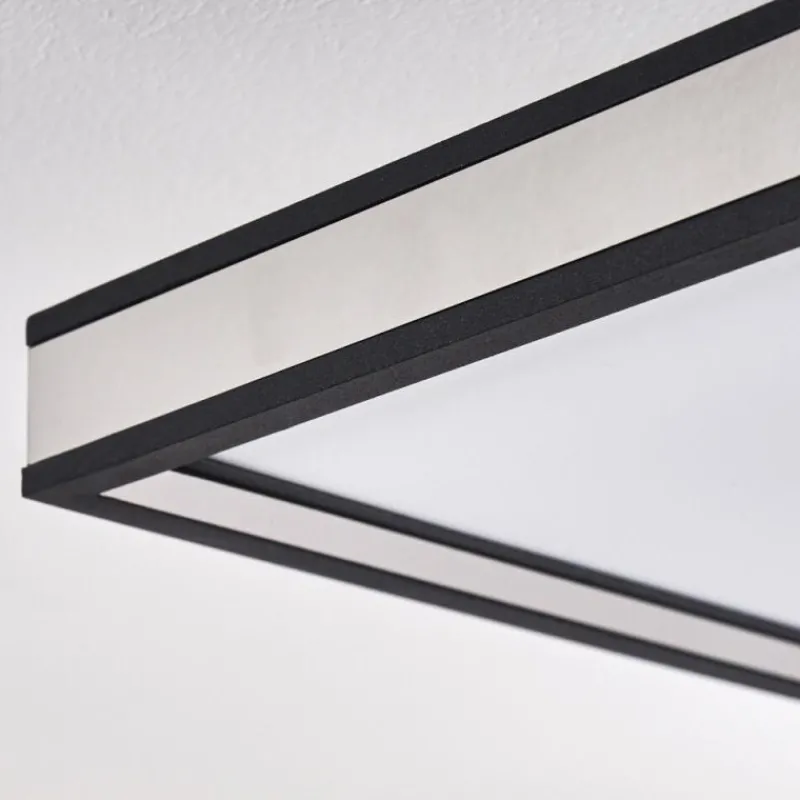 hofstein Plafonnier Nabbas LED Noir, 1 lumière