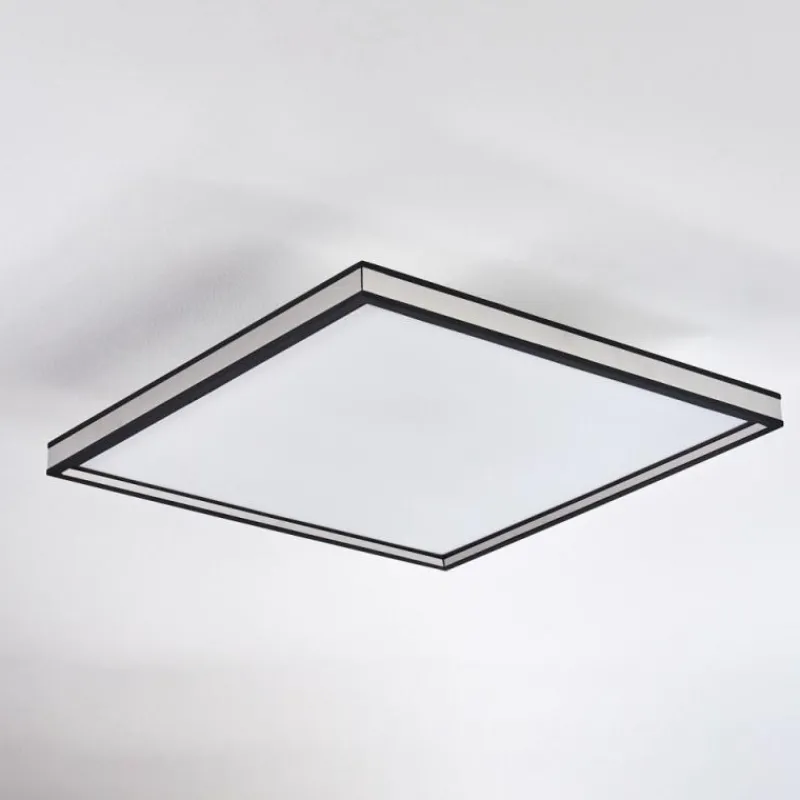 hofstein Plafonnier Nabbas LED Noir, 1 lumière