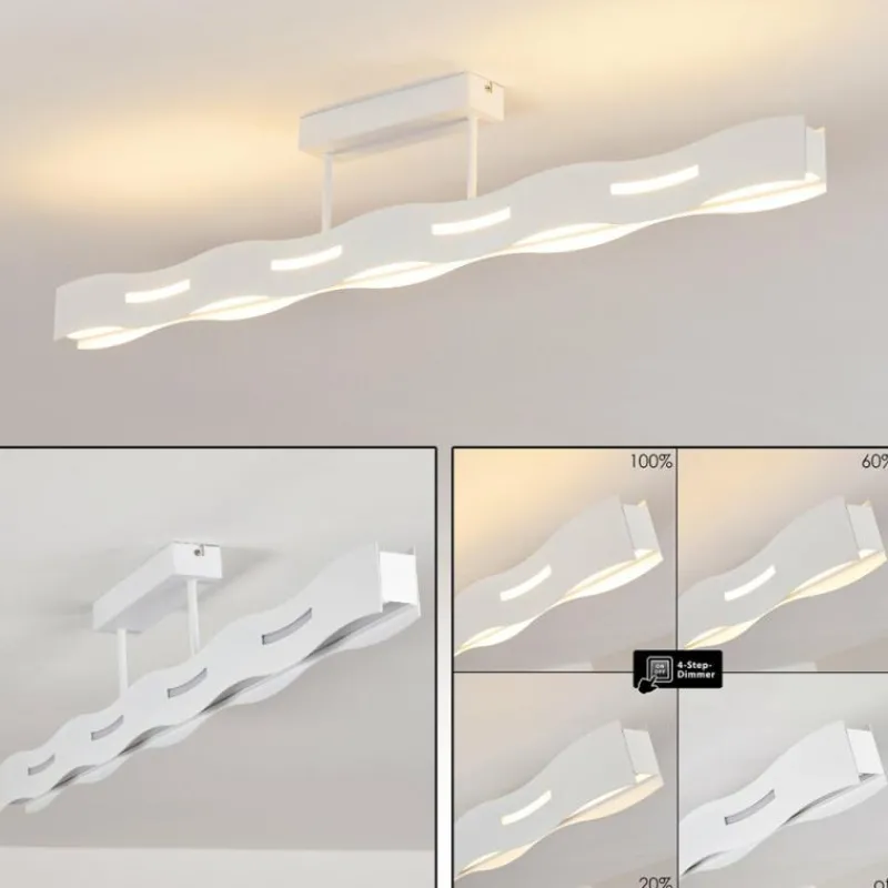 hofstein Plafonnier Nagold LED Blanc, 1 lumière