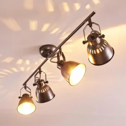 hofstein Plafonnier Nanlia Gris, Argenté, 4 lumières