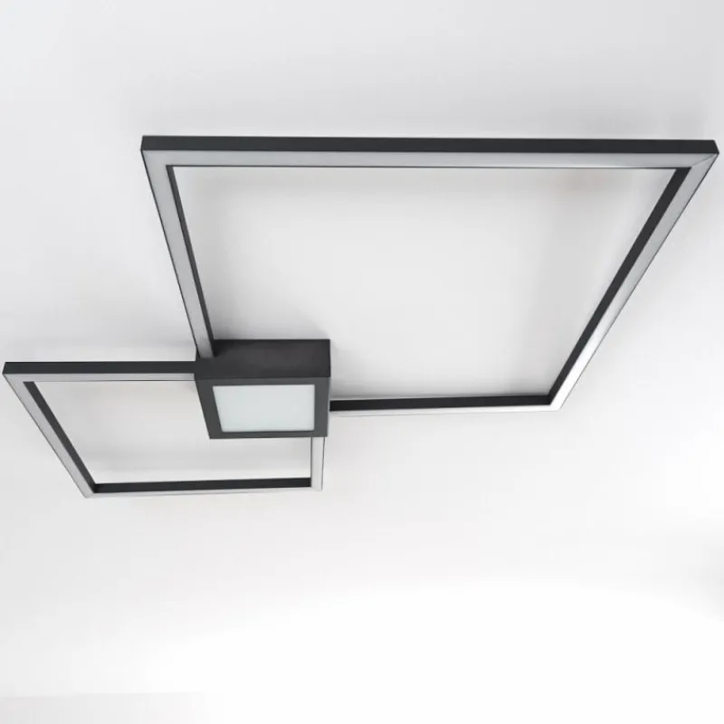hofstein Plafonnier Narpes LED Anthracite, 1 lumière