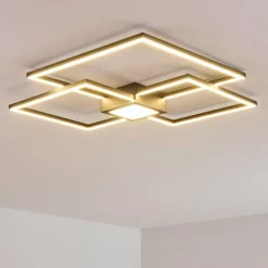 hofstein Plafonnier Narpes LED Anthracite, 1 lumière