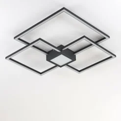 hofstein Plafonnier Narpes LED Anthracite, 1 lumière