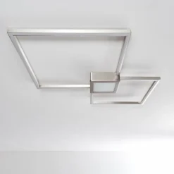 hofstein Plafonnier Narpes LED Nickel mat, 1 lumière