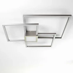 hofstein Plafonnier Narpes LED Nickel mat, 1 lumière