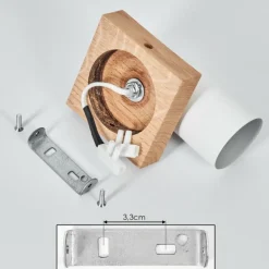 Style Boho-Chic-hofstein Plafonnier Nazca Écru, 1 lumière