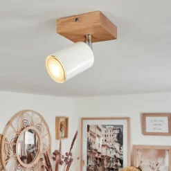 Style Boho-Chic-hofstein Plafonnier Nazca Écru, 1 lumière