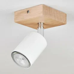 Style Boho-Chic-hofstein Plafonnier Nazca Écru, 1 lumière