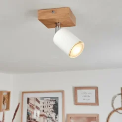 Style Boho-Chic-hofstein Plafonnier Nazca Écru, 1 lumière