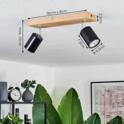 Luminaires Scandinaves-hofstein Plafonnier Nazca Écru, 2 lumières