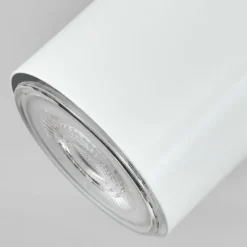 Lampes En Bois-hofstein Plafonnier Nazca Écru, 2 lumières