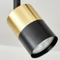 hofstein Plafonnier Neftenbach Laiton, Noir, 4 lumières