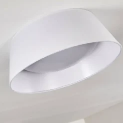 Lampes En Tissu-hofstein Plafonnier Negio LED Blanc, 1 lumière