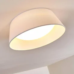 Lampes En Tissu-hofstein Plafonnier Negio LED Blanc, 1 lumière