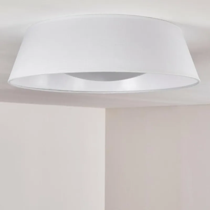 Lampes En Tissu-hofstein Plafonnier Negio LED Blanc, 1 lumière