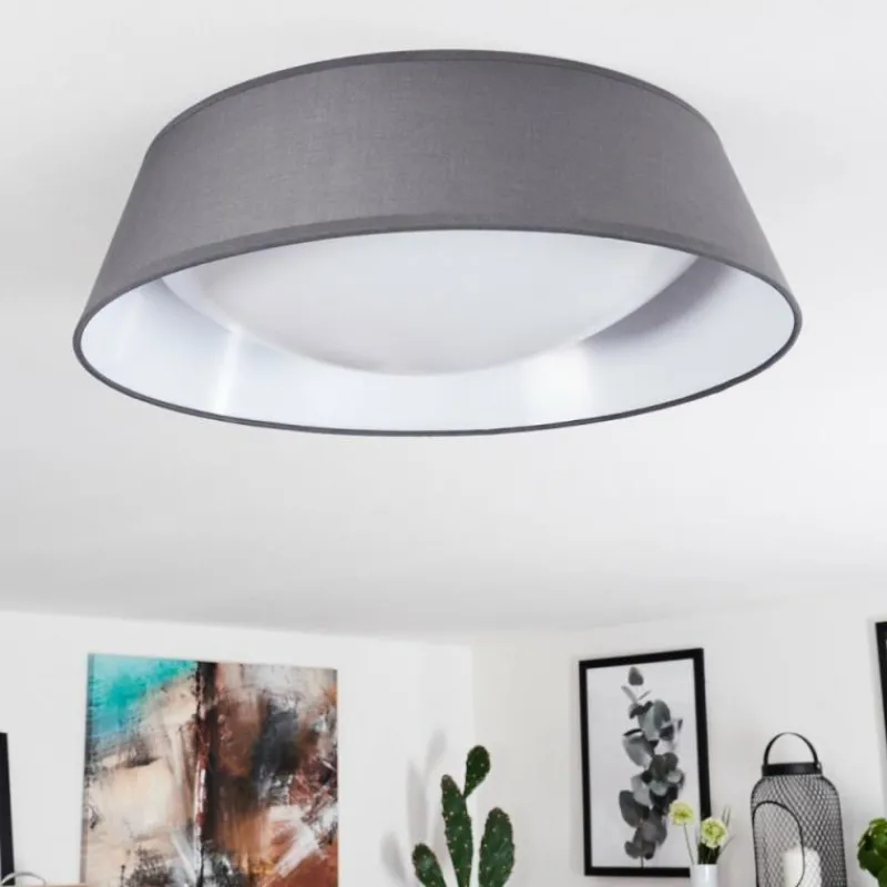 Lampes En Tissu-hofstein Plafonnier Negio LED Blanc, 1 lumière