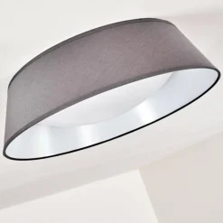 Lampes En Tissu-hofstein Plafonnier Negio LED Gris, Blanc, 1 lumière