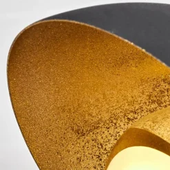 Lampes Dorées-hofstein Plafonnier Neiden Noir doré, 4 lumières