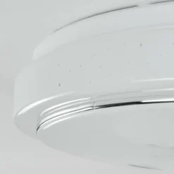 hofstein Plafonnier Nepes LED Blanc, 1 lumière* Éclairage Led