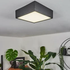 hofstein Plafonnier Netstal LED Anthracite, 1 lumière