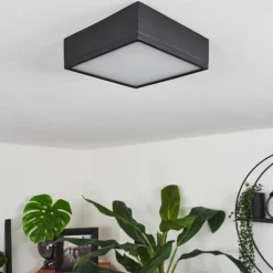 hofstein Plafonnier Netstal LED Anthracite, 1 lumière