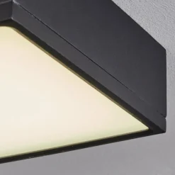 hofstein Plafonnier Netstal LED Anthracite, 1 lumière