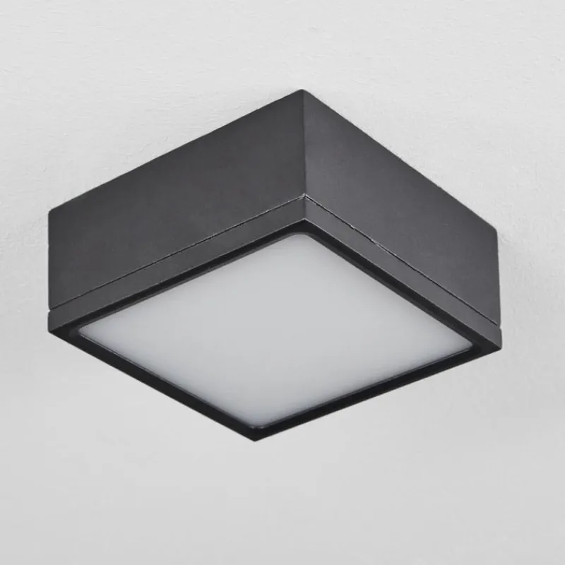hofstein Plafonnier Netstal LED Anthracite, 1 lumière