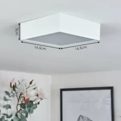 hofstein Plafonnier Netstal LED Blanc, 1 lumière