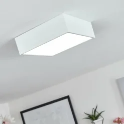 hofstein Plafonnier Netstal LED Blanc, 1 lumière