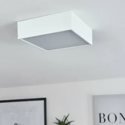 hofstein Plafonnier Netstal LED Blanc, 1 lumière