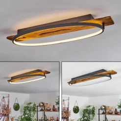 Luminaires Scandinaves-hofstein Plafonnier Nevogilde LED Écru, 1 lumière