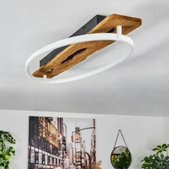 Luminaires Scandinaves-hofstein Plafonnier Nevogilde LED Écru, 1 lumière