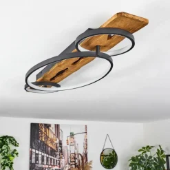 Luminaires Scandinaves-hofstein Plafonnier Nevogilde LED Écru, 1 lumière