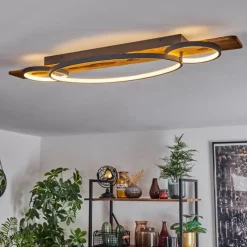 Luminaires Scandinaves-hofstein Plafonnier Nevogilde LED Écru, 1 lumière