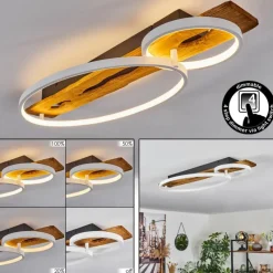 Luminaires Scandinaves-hofstein Plafonnier Nevogilde LED Écru, 1 lumière