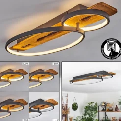 Luminaires Scandinaves-hofstein Plafonnier Nevogilde LED Écru, 1 lumière